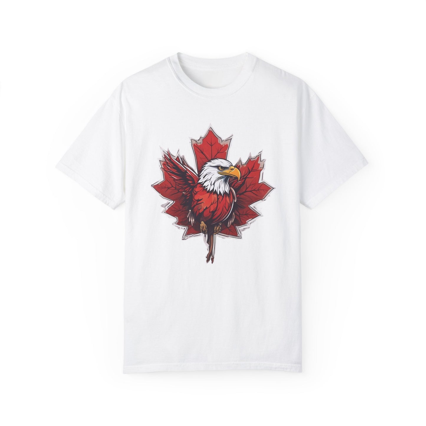 Maple leaf Eagle Garment-Dyed T-shirt