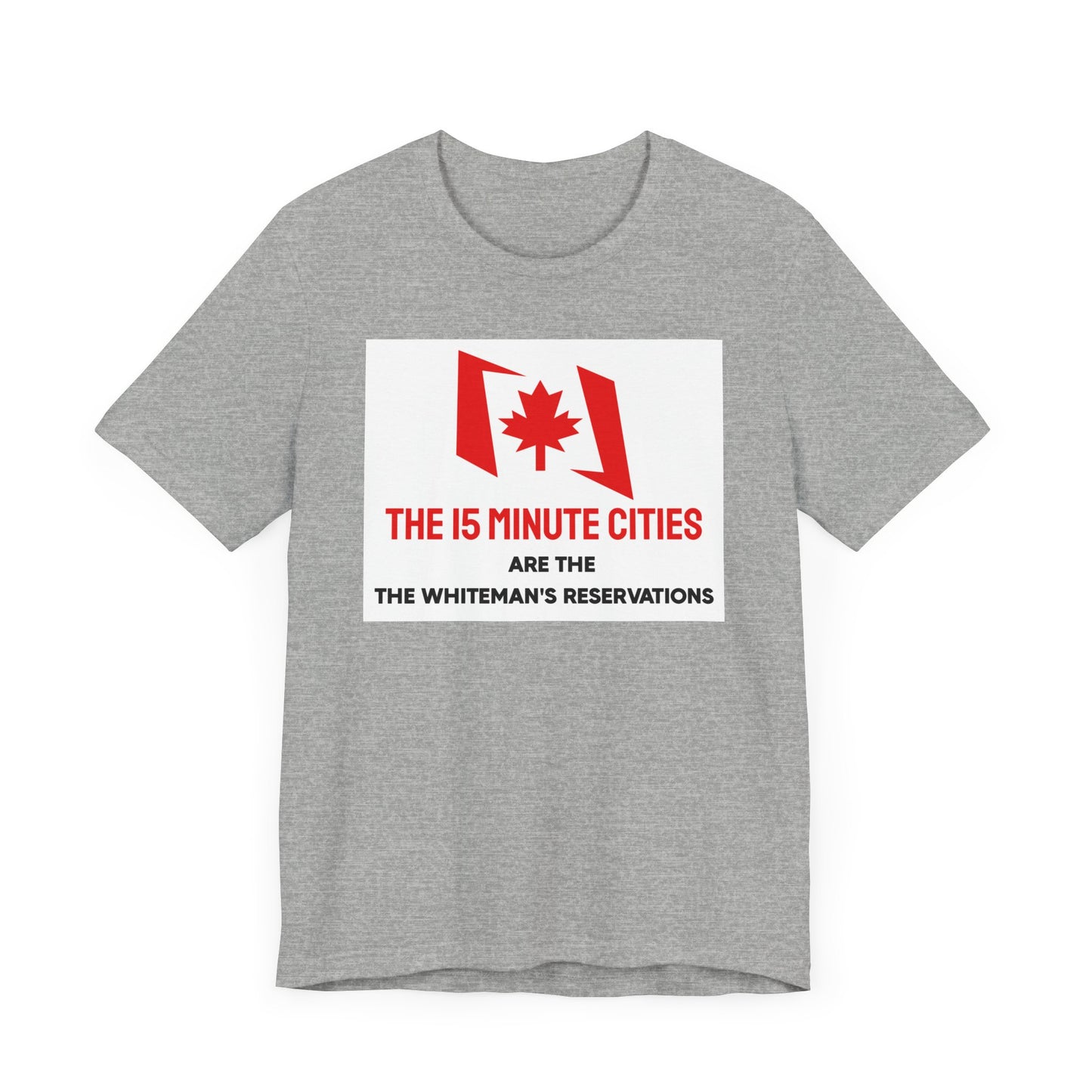 15 minute city Unisex Jersey Short Sleeve Tee