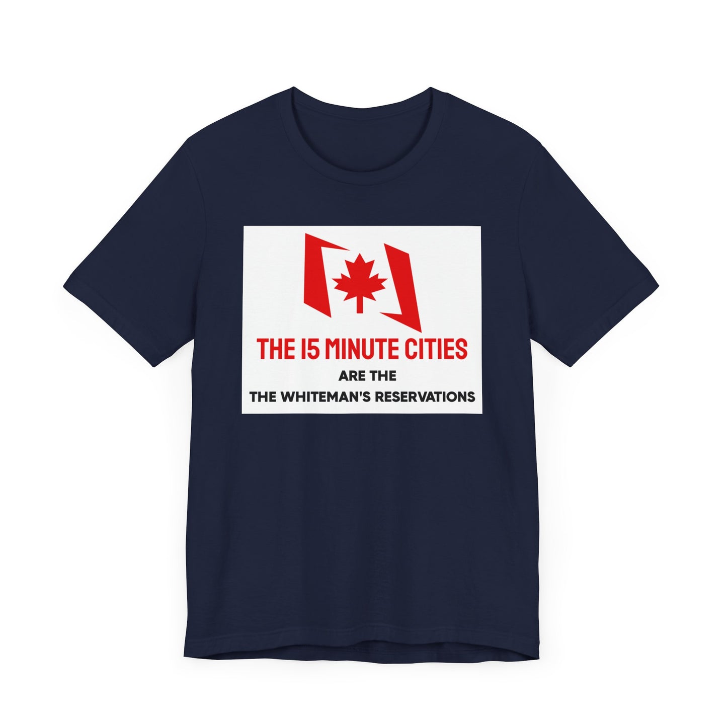 15 minute city Unisex Jersey Short Sleeve Tee