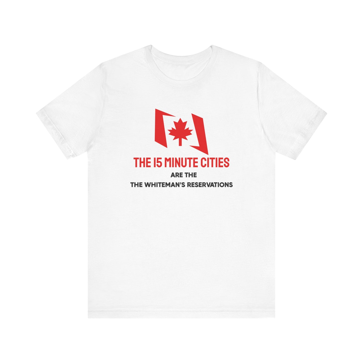 15 minute city Unisex Jersey Short Sleeve Tee