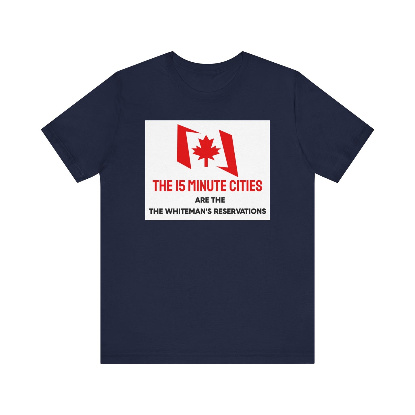 15 minute city Unisex Jersey Short Sleeve Tee